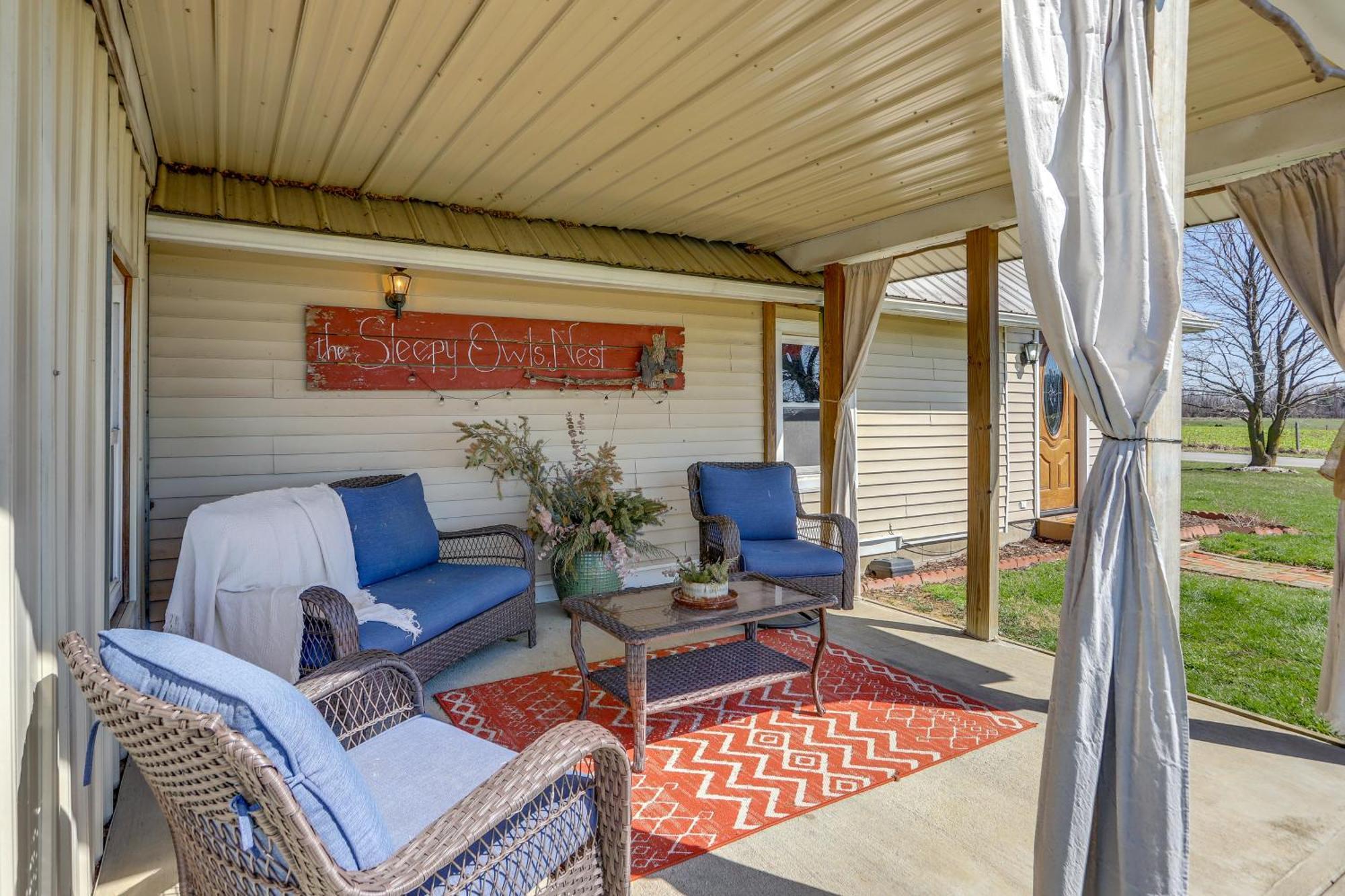 Quiet Shiloh Retreat With Spacious Yard And Fireplace! Exterior photo