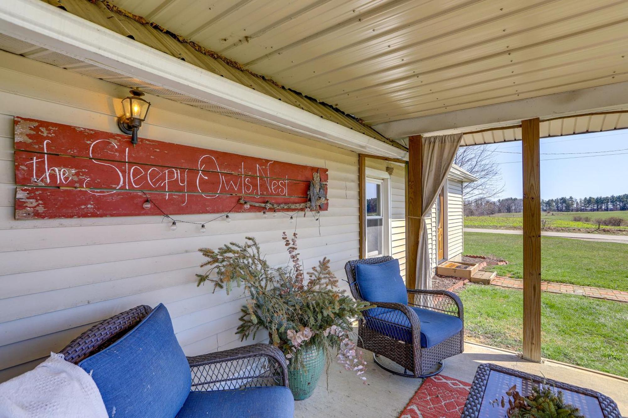 Quiet Shiloh Retreat With Spacious Yard And Fireplace! Exterior photo